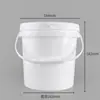 Atacado Tambor de Pó de 3,5 Litros Tambor Redondo Espessado de 3,5L para Detergente de Lavar Roupa Tambor de Embalagem Plástica Tambor de Plástico PP para Tinta