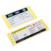 Etiqueta Autoadhesiva para Agujero de Computadora Personalizada con Papel de Escritura Perforado de Matriz de Puntos Pegatina de Advertencia Autoadhesiva