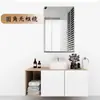 Espejo de Baño Montado en Pared Sin Taladro Sin Marco de Vidrio Espejo de Maquillaje Baño Inodoro Montado en Pared Espejo de Baño Fábrica