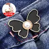 Botones de Mariposa Ceñidores de Cintura Pantalones Faldas Jeans Sin Taladro Alteración de Cintura Artefacto Fijo Botones de Apriete de Perlas
