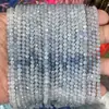 Suministro directo de fábrica cuentas pequeñas de corte cristalino degradado accesorios para joyería DIY cuentas redondas facetadas productos semiacabados venta al por mayor