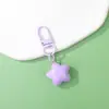 Llavero colgante de resina dopamina estrella regordeta pentagrama de cinco puntas tridimensional versátil accesorio de decoración para bolso