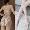 Mono de una pieza sin despegue pijamas sexys lencería sexy conjunto de seducción pasión cama vergüenza 2024 bata nueva qqny