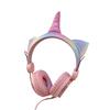 Audífonos para Niños 201E Audífonos Bluetooth Supraaurales Lindas Orejas de Gato Inalámbricos con Ranura para Tarjeta Audífonos para Juegos al por Mayor