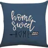 Funda de almohada de lino para Amazon transfronterizo, funda de cojín estilo geométrico, cojín para sofá, artículos para el hogar, material de lino