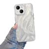 Adecuado para funda de teléfono móvil Apple 16 Iphone17Promax Color Puro Hilo de Plumas Soporte 13 Estilo de Alta Gama 15 Nuevo Modelo para Mujer 14