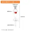 Embudo de decantación de vidrio en forma de pera con llave de PTFE, 30/60/125/250/500 ml, para separación de líquidos y aceites en laboratorio.