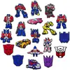 Nuevos Charms para Zapatos Tipo Clogs de Dibujos Animados de la Serie Transformers Accesorios Goma Suave Hebillas para Zapatos DIY Accesorios para Sandalias Pantuflas