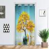 Cortina de Puerta sin Clavos Cortina Divisoria Tela Protectora contra el Viento Habitación Tela para el Hogar Baño Accesorios para Baño Baño Simple