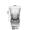 Vaso de whisky, vaso transparente para el hogar, vaso para licor, vaso creativo para cerveza, juego de vino, venta al por mayor