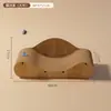 Tabla Rascadora para Gatos Meowlyce, Sofá para Gatos, Papel Corrugado Duradero, Tabla Rascadora Resistente a las Garras de Gato, Herramienta Rascadora Resistente al Desgaste, Sofá para Gatos Chaise Longue