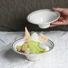 Melamina Imitación Porcelana Comercial Creativo Hielo Raspado Bol de Hielo Fruta Helado Vajilla Bol de Postre Bol de Agua Azucarada Bol de Helado
