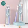 Cepillo de dientes suave para adultos cerdas ultra finas paquete doble para pareja limpieza gingival hidrofóbico secado rápido venta al por mayor de fábrica