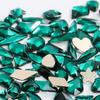 100 taladros de uñas de forma especial de fondo plano mixtos, taladro de uñas Net Red de espíritu cálido con accesorios para uñas de taladro de cristal Aurora