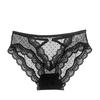 Cuecas sexy europeias e americanas femininas de renda vazada de cintura baixa europeias e americanas perspectiva coração de pêssego roupa íntima perspectiva crotch de algodão cuecas