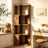 Estantería multifuncional de estilo vintage, estante decorativo para sala de estar, estante de almacenamiento multicapa, vitrina para exhibición de mercancía, venta de liquidación