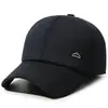 Boné de beisebol de inverno masculino para pessoas de meia-idade e idosos, à prova de frio e quente para atividades ao ar livre, com abas para as orelhas e forro espesso