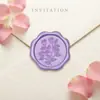 Pegatinas de sello de cera floral vintage transfronterizas, pegatinas de sello de cera hechas a medida basadas en tus diseños, pegatinas para sellar sobres, fabricante de pegatinas de sello de cera