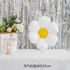 Globos Pequeños de Papel de Aluminio de Margarita y Girasol para Apertura Escolar, Cumpleaños de Niños de Jardín de Infancia, Decoración y Arreglo de Escena de Fiesta al Aire Libre