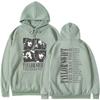 Sudadera Holgada Casual de Manga Larga Gris del Tour Time de Taylor Swift Transfronterizo