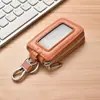 Nova Capa de Chave com Zíper de Controle Remoto para Carro Masculina e Feminina Espelhada Retro Exquisita Universal