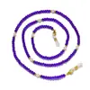 Cadeia Colorida de Cristal e Pérola para Pendurar Máscara Amazon Transfronteiriça Moda Simples Cadeia para Óculos Cordão para Pendurar no Pescoço Joias Atacado