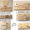 Banco largo de madera maciza taburete alto taburete de bar taburete de tabla para el hogar taburete de tabla larga de madera taburete de tira larga para mesa de comedor taburete pequeño