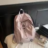 Mochila escolar casual feminina da moda, de grande capacidade, estilo coreano, mochila simples e moderna para caminhada, mochila de viagem