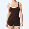 Chaleco Deportivo Antigolpes Transfronterizo, Pantalones Cortos de Running, Conjunto de Ropa Fitness para Entrenamiento Aéreo, Mono de Yoga para Mujer