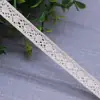 Ropa de Muñeca de Encaje de 1 cm Accesorios Decorativos DIY Encaje de Algodón Puro Se Puede Personalizar y Teñir