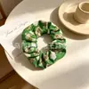 Elásticos de Cabelo Xadrez de Alta Elasticidade Transfronteiriços, Scrunchies Trevo para Rabo de Cavalo, Faixas de Cabelo de Tecido, Venda Direta de Fabricantes para Barracas de Mercado