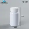 Fabricante Botella de Plástico 200cc Botella de Boca Ancha PET Sellada Botella de Embalaje para Líquidos Sólidos Polvo Sub-Embalaje Botella para Tabletas Cápsulas