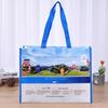 Sacolas de Compras Não Tecidas de RPET, Brindes Publicitários Personalizados de Mão, Atacado de Leite, Logotipo Imprimível, Material Ecológico, Feito Sob Medida