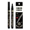 Le Tu Marcador Cromado Plateado Pluma de Pintura Reflectante Metal Plateado Pluma Venta al por Mayor DIY Modelo Pluma Espejo 1112