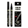 Marcador Cromado para Modelos con Superficie de Espejo de Alto Brillo, Coloración Dorada y Plateada, Pincel de Pintura para Reparación, Reparación y Relleno de Color de Alto Brillo, Pincel de Galvanoplastia