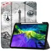 Aplicable a funda protectora para iPad Pro de 11 pulgadas 2020 funda suave para iPad 2020 TPU todo incluido triple pliegue con ranura para lápiz