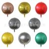 Promoção Quente Balão de Alumínio Laser 4D de 22 polegadas Festa de Aniversário Decoração de Casamento Bola de Aço Laser Balão de Alumínio Vazio Flutuante