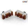 Fabricantes de Dongguan Interruptor de Palanca Ss12D00 Vertical 3P Fila Sencilla Pie 2 Posiciones Interruptor Deslizante