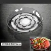 Bandeja de frutas em acrílico, elegante e atraente, adequada para salas de estar, KTVs, bares e uso doméstico; transparente, com um caule alto e um design criativo