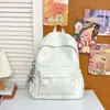 Mochila de Dibujos Animados Verde Menta con Estampado Completo para Estudiantes de Secundaria Femeninas, Mochila Casual para el Día a Día, Mochila Estilo Universitario Estilo Coreano