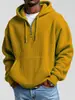 2025 Nuevo Estilo Caliente de Amazon Sudadera con Capucha para Hombre Sudadera con Cremallera de Doble Capucha Estampada en 3D para Hombre--Waffle
