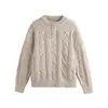 Ropa para Hombre North Boundary Marca de Tendencia Americana 2025 Otoño e Invierno Nuevo Suéter Jacquard Retro Top de Suéter para Hombre con Media Apertura en el Cuello