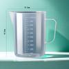 Taza Medidora con Escala Cocina Plástico PP de Grado Alimenticio Comercial Taza Grande Engrosada Alta Temperatura Tienda de Té con Leche Especial