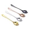 Cuchara-Tenedor de acero inoxidable 304 de una sola pieza, doble propósito, tenedor de ensalada, cuchara, mango largo, cuchara para fideos instantáneos, tenedor, tenedor para ensalada de frutas