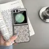 Oso Violento de Buen Aspecto Adecuado para Samsung Zflip4 Anti-Caídas Funda para Teléfono Móvil Dibujos Animados Lindo Flip5 Popular Modelo de Pareja