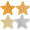 Molde de Adorno de Estrella Transfronterizo DIY Vela Aromática de Estrella Piedra Difusora Hecha a Mano Molde de Silicona de Yeso