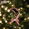 Decorações de Laços de Natal Transfronteiriças, Enfeites Pendurados de Natal, Montagem de Atmosfera de Cena, Penduricalhos Decorativos, Atacado