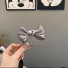 Peine de Pelo de Alta Gama con Perlas y Lazo Morado Dulce para Mujer, Pasador Elegante y Único Estilo Ins para Controlar el Cabello Suelto