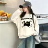 Sudadera de Otoño para Niña 26 Nuevo Estilo Pullover de Primavera y Otoño para Niñas Top de Forro Polar de Manga Larga Versátil Casual