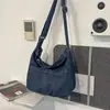 2026 Bolso Tote de Mezclilla Versátil Estilo Coreano Nuevo Bolso Cruzado para Estudiantes de Gran Capacidad Casual para el Trabajo Bolso de Hombro Único para Mujer